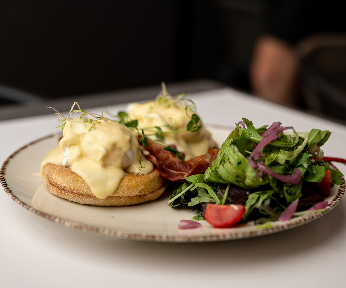 Classic Eggs Benedict - Fluffy's Cafe & Brunch Budapest
